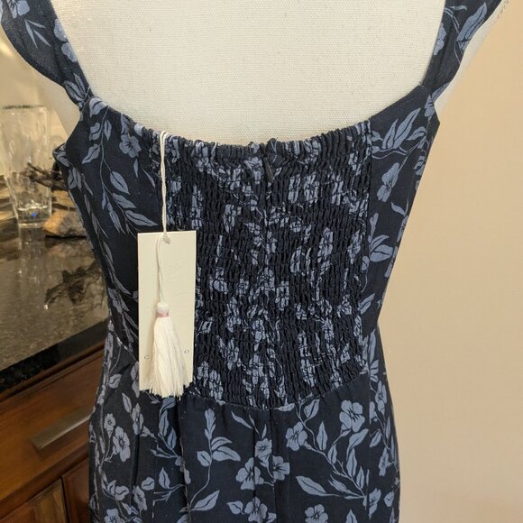 NEW Calypso St. Barth "Carine" Linen Blend Floral Midi Dress | Size S | NWT - Picture 4 of 7